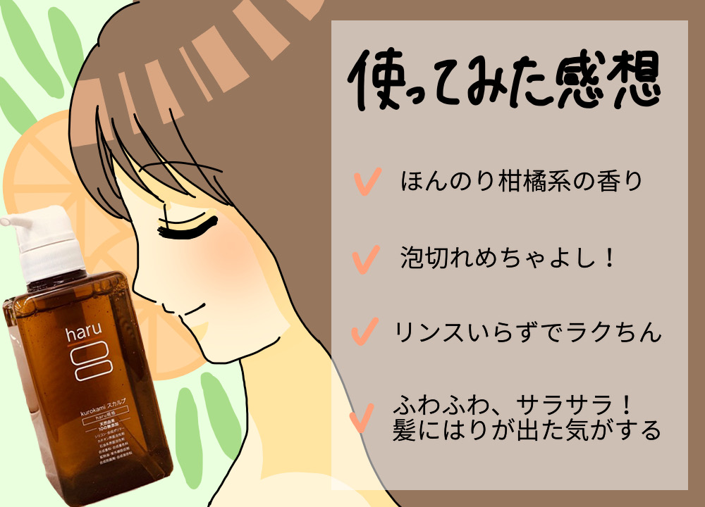 haru黒髪スカルププロの口コミ